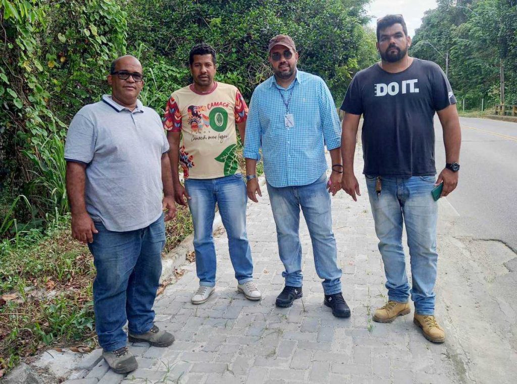 Camacã: Equipe de Engenharia visita Camacã para fazer mediação da construção de Ciclovia