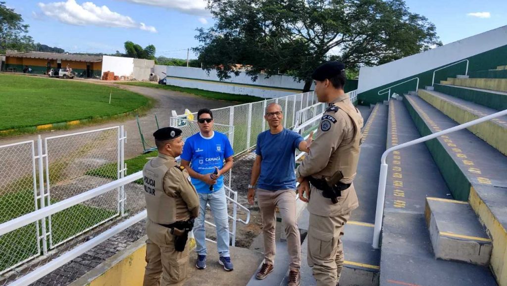Camacã: Polícia Militar faz vistorias no Estádio Ribeirão