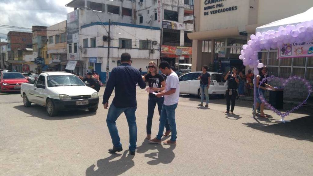 Secretaria de Assistência Social realiza PIT STOP em prol do Combate a violência contra a Mulher