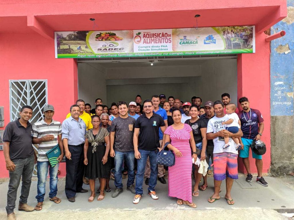 Camacã: Ponto do PAA é inaugurado pela Secretaria de Agricultura