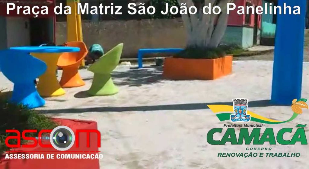Prefeitura realiza decorações nas Pracinhas para ambiente de lazer