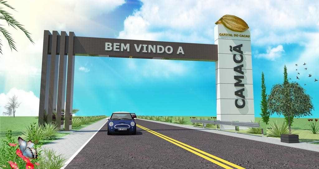 Camacan recebe verba para construção do Portal da cidade