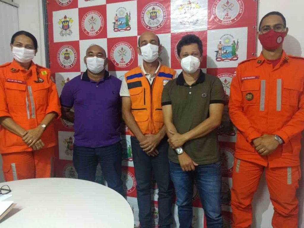 Camacã: Equipe da Defesa Civil se reúne com Corpo de Bombeiros em Itabuna