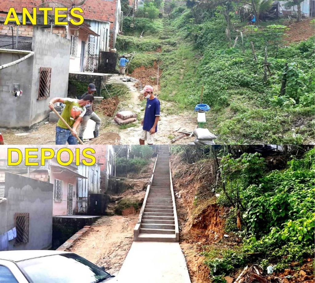Camacã: Escadarias são recuperadas depois de 30 anos