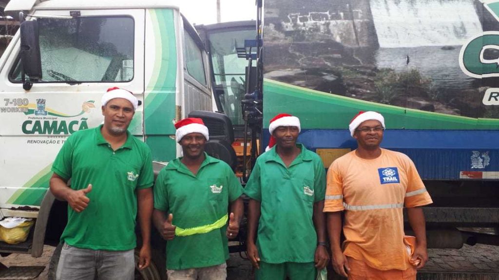 Trabalhadores da Limpeza estão em Clima de Natal