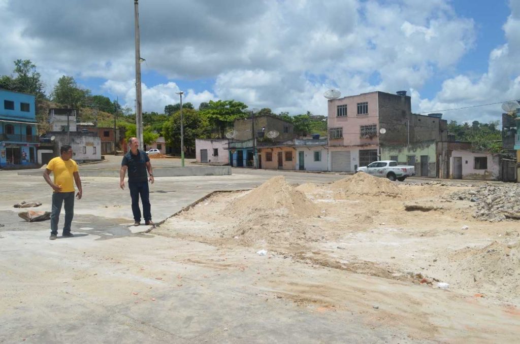 Começou a reforma da Praça João Gonçalves em São João Panelinha