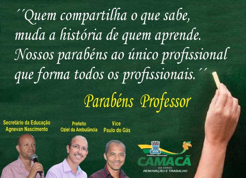 Mensagem ao dia do Professor