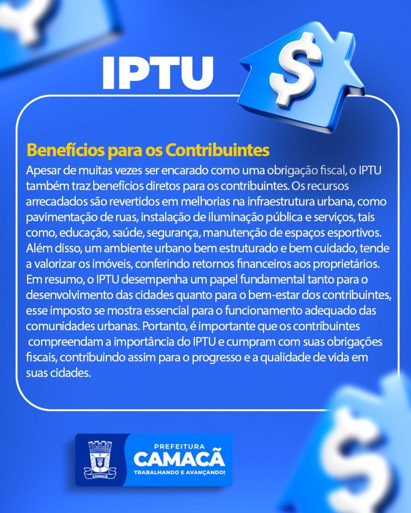 IPTU: Benefícios para os Contribuintes